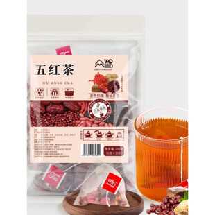 五红汤茶包红枣枸杞红豆红糖免煮原材料红皮花生双补 爷爷家的蜜