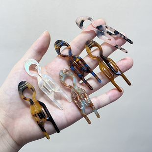 苏小北新款醋酸发簪女2025新款高级感盘发插梳发钗子头饰发饰发梳