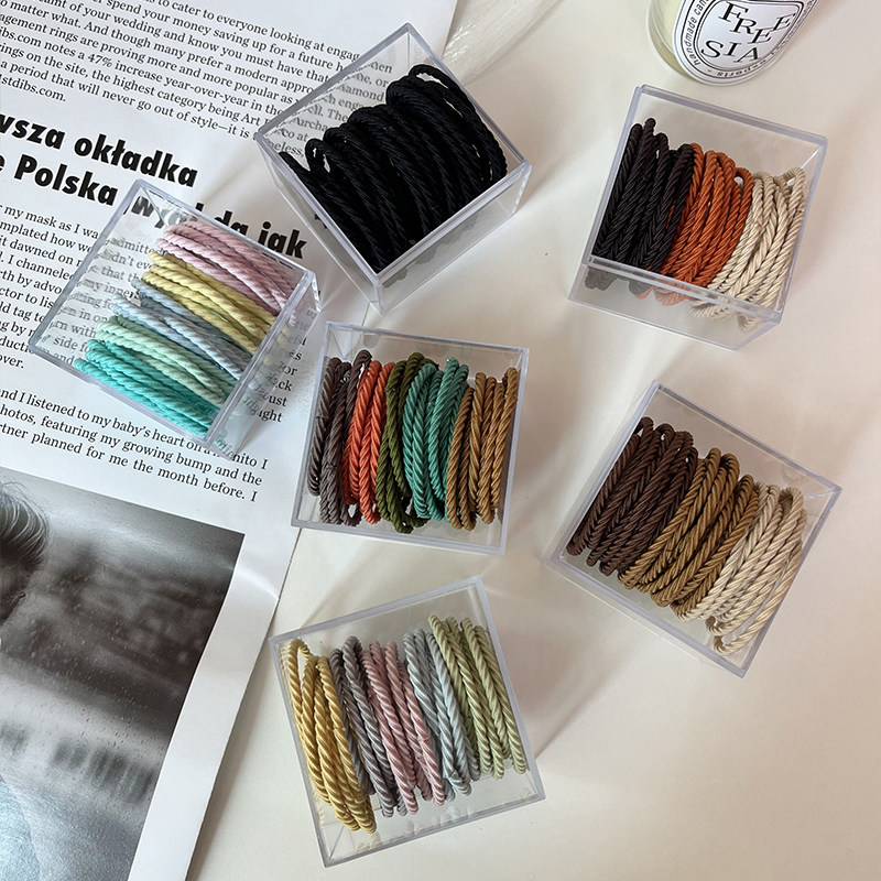 不勒头发绳女橡皮筋高弹力耐用皮套2024新款发圈防滑高马尾扎头绳,饰品/流行首饰/时尚饰品新,发饰,淘宝优惠券,粉丝福利购,淘宝优惠卷