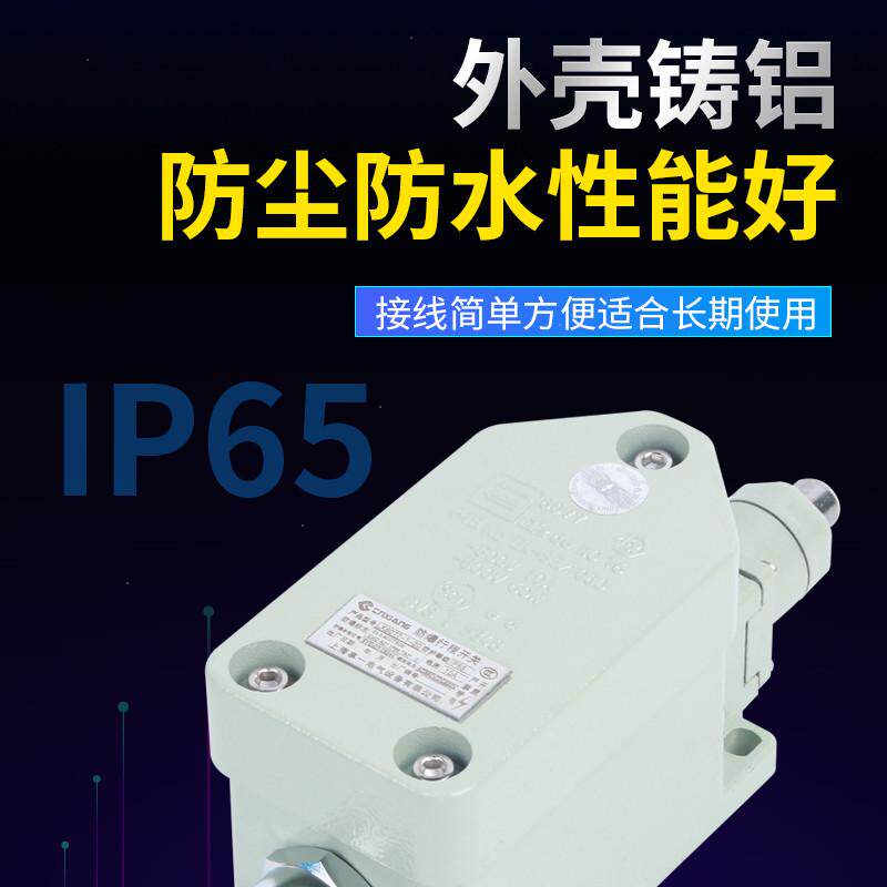 LX8077防爆行程开关隔爆型铸铝滚轮限位开关防水防尘行程开关