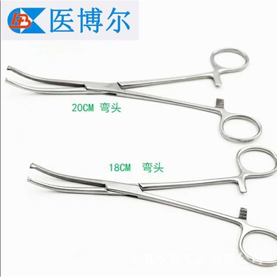 上海可可钳克扣钳14cm16cm18cm20cm24cmKocher forceps带钩钳子