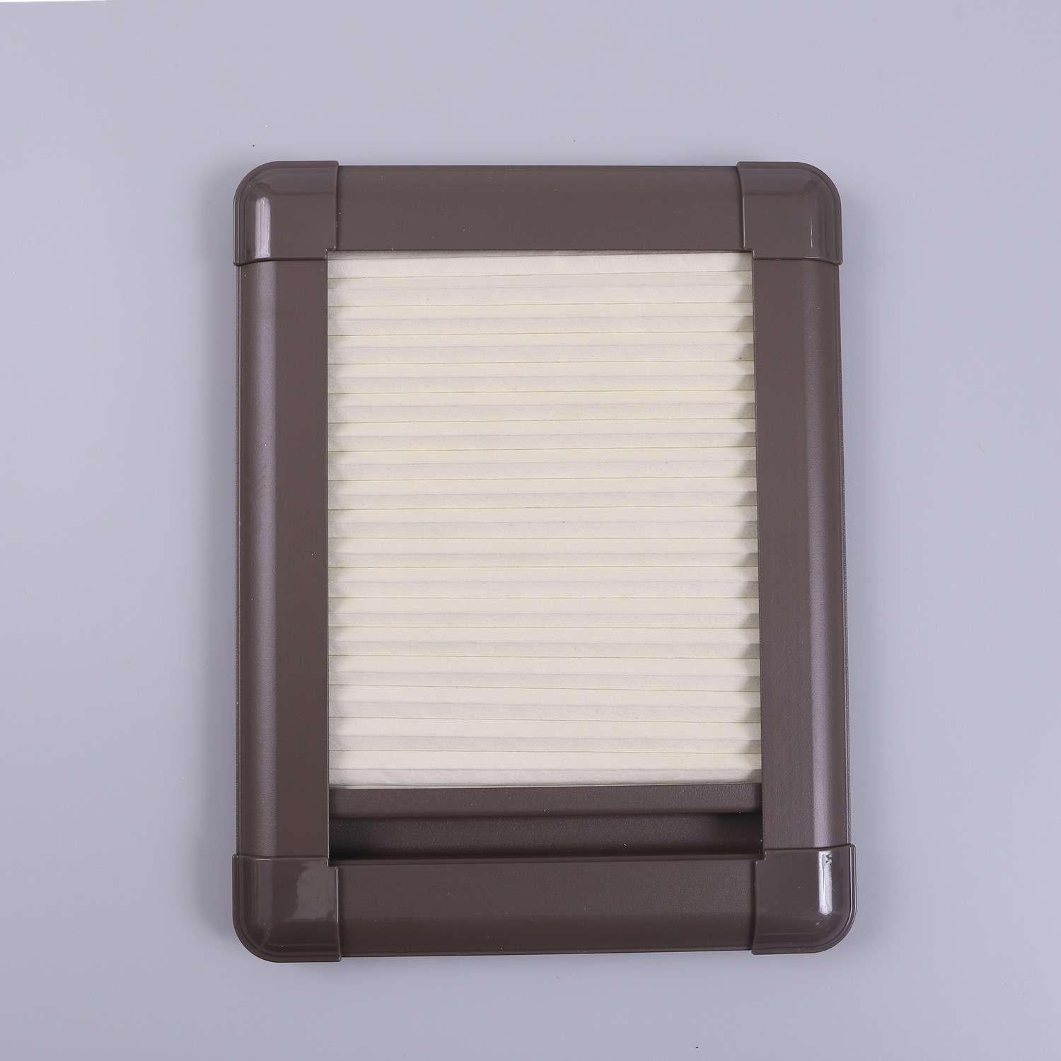 带框内置嵌入式内开内倒窗帘房车遮阳百叶免打孔卫生间防水蜂巢帘