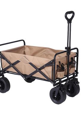 可折拖叠小车帐篷收纳野营车营手拉车桌板露外推车户营地001车越