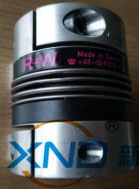 德国R+W-BC-0000转/8分转速紧凑型金高属XND（机波纹管联轴器带夹