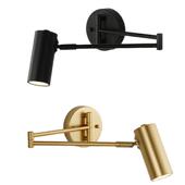 北欧d卧室l床头灯现代简约伸摇臂缩射灯创意e书房938阅读过道墙壁