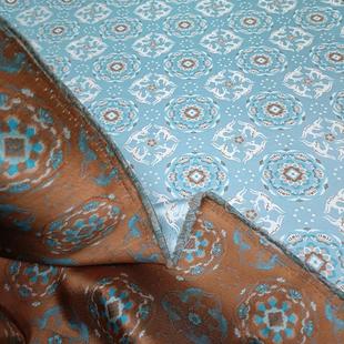 国风宋仿锦布汉服布色料织提花面料旗袍连衣裙马甲JSX166外套影视