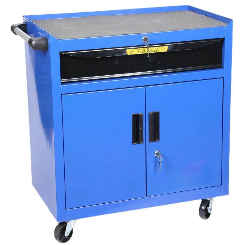 车间移屉动工具柜加厚钢板双轧开门汽冷修工具柜双抽式零件柜