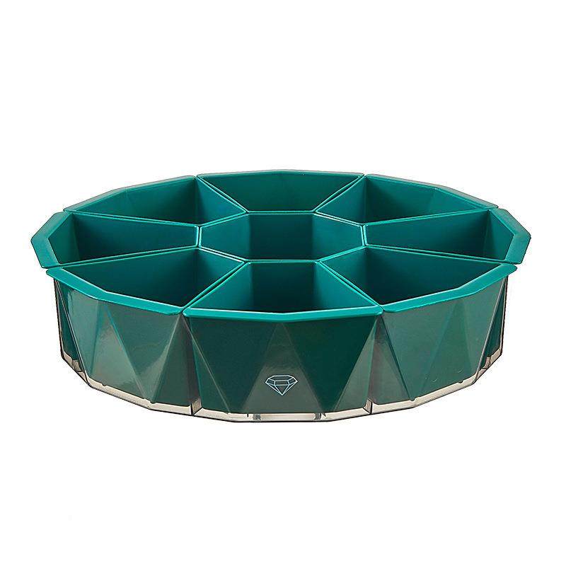 何菱形旋转火几锅盘会厨RLU房双层蔬菜轻奢沥水盘菜聚美食拼盘转,餐饮具,盘,淘宝优惠券,粉丝福利购,淘宝优惠卷