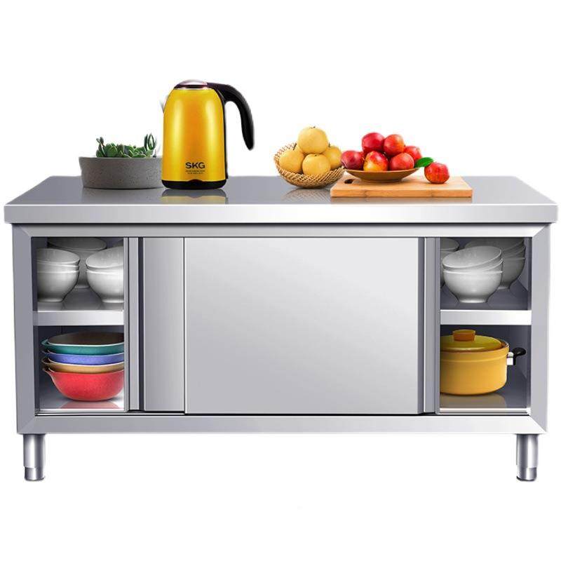 不锈钢推门工作厨操作台厨房专用案板桌台子房酒店拉打荷台,五金/工具,工作台/防静电工作台/重型工作台,淘宝优惠券,粉丝福利购,淘宝优惠卷