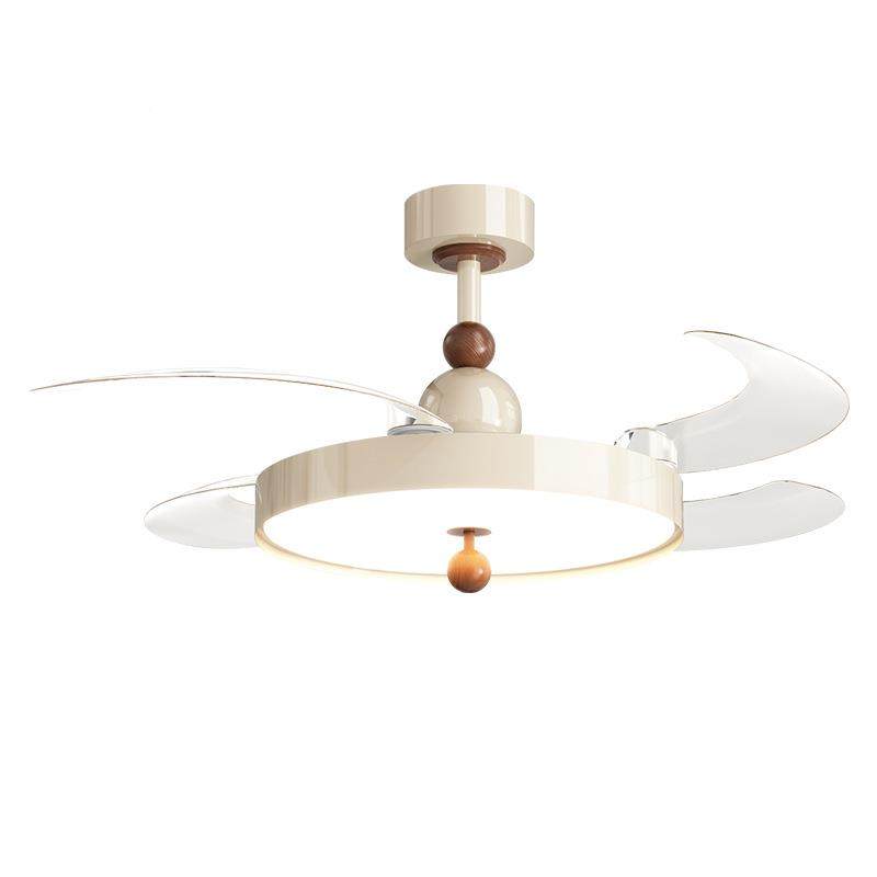 全2光隐静音风扇灯02谱5胡桃木色中古形奶油风智能离线语音吊扇灯,家装灯饰光源,风扇灯,淘宝优惠券,粉丝福利购,淘宝优惠卷