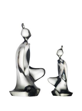 艺子新RZB-2570中式禅意茶室饰品武士半装透明贝磨古砂烟灰中风茶