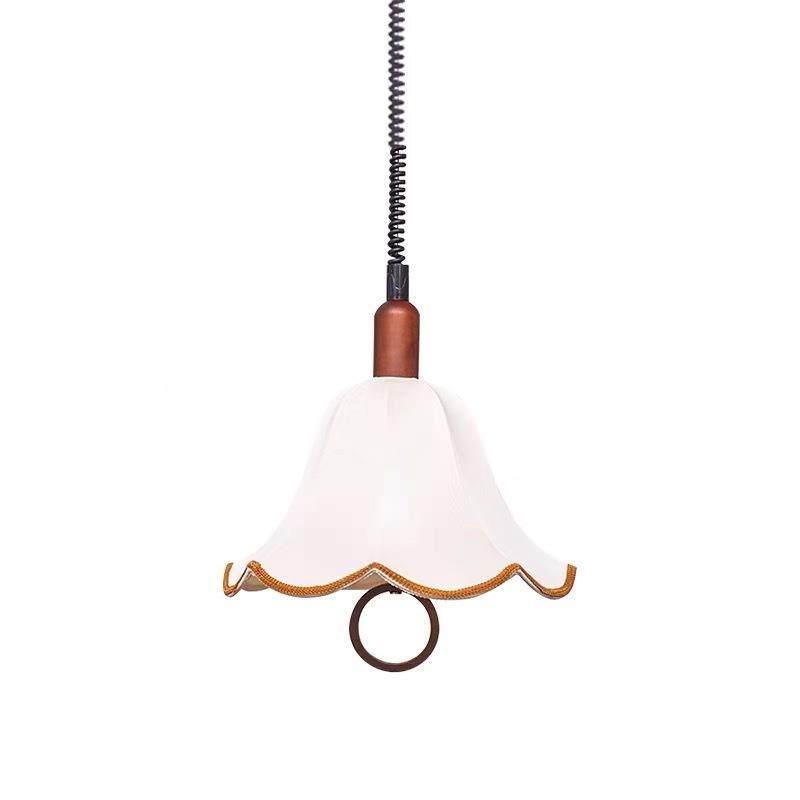 法式中古风布艺餐厅吊灯复桌古台实木伸缩吧间卧室房浪漫餐419氛,家装灯饰光源,智能吊灯,淘宝优惠券,粉丝福利购,淘宝优惠卷