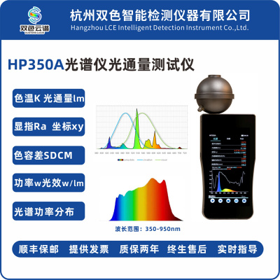 HP350系列蓝牙便携手持式分析波长色温照度检测光谱照度计测光仪