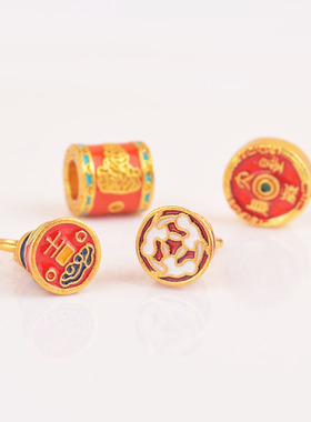 IOEKO越南沙金古法雕刻手链配件