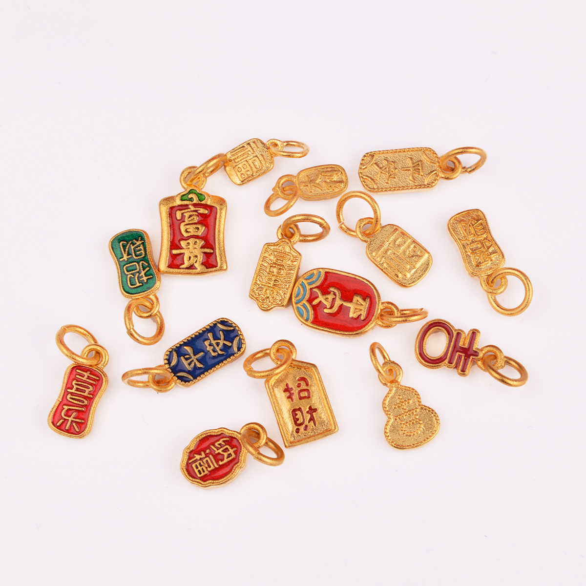 IOEKO黄铜滴油吊坠饰品滴溜