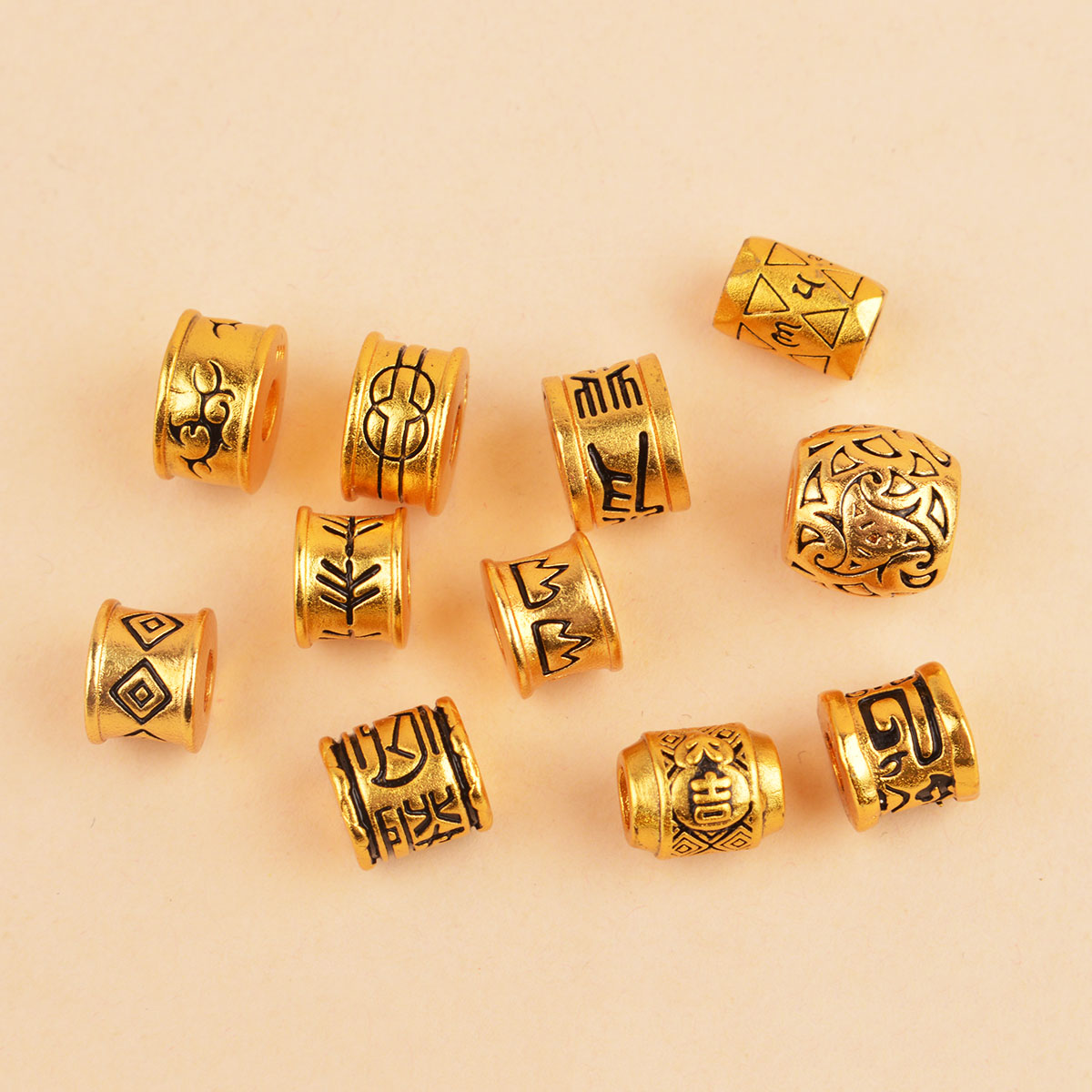 路路通配珠隔珠IOEKO黄铜