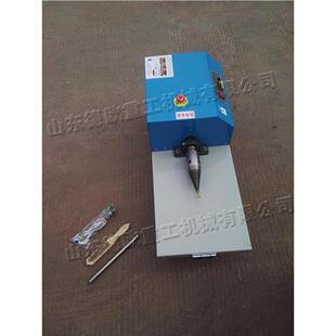 电动树墩劈柴设备卧式大口径方木拆树机小型双电机圆木劈裂机