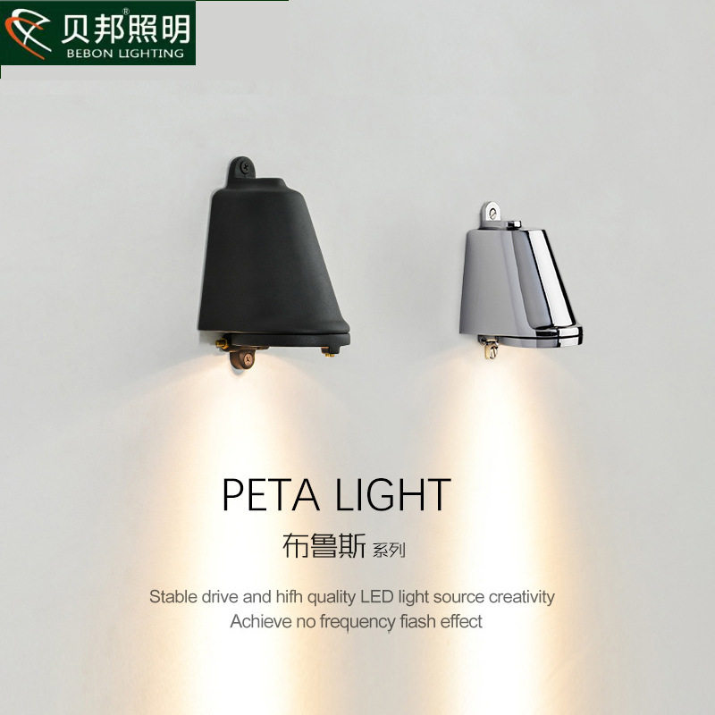 户外壁灯墙灯现代简约庭院别墅灯室外过道射灯酒店民宿外墙led灯