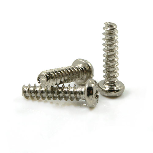 PB镀镍 圆头十字平尾自攻螺丝M2.3 盘头十字小螺丝齐尾螺钉