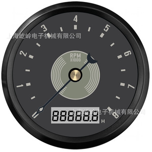 8000 12000RPM测速表 通用发动机转速表 85mm汽车轮船改装