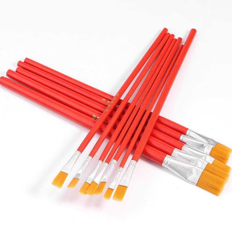 尼龙油画笔毛刷单支红杆排笔水彩笔丙烯笔水粉颜料画笔油漆笔包邮,鲜花速递/花卉仿真/绿植园艺,洒水/浇水壶,淘宝优惠券,粉丝福利购,淘宝优惠卷