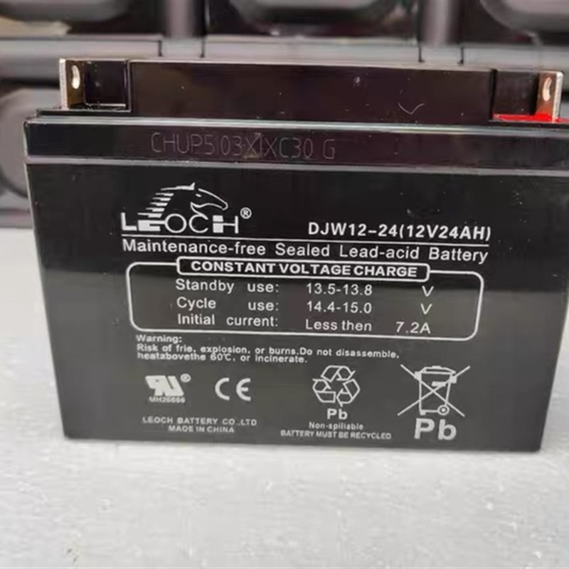 LEOCH理士蓄电池DJW12-24 12V24AH消防监控安防EPS直流屏UPS机房