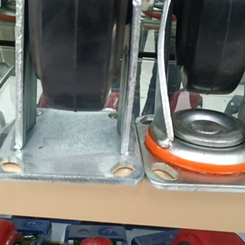 重型3寸4寸5寸耐高温全铁脚轮烤箱烘箱载重推车脚轮耐磨万向脚轮