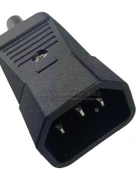 JEC公母接线插头AC铜芯PDU品字三脚机箱插头10A250V