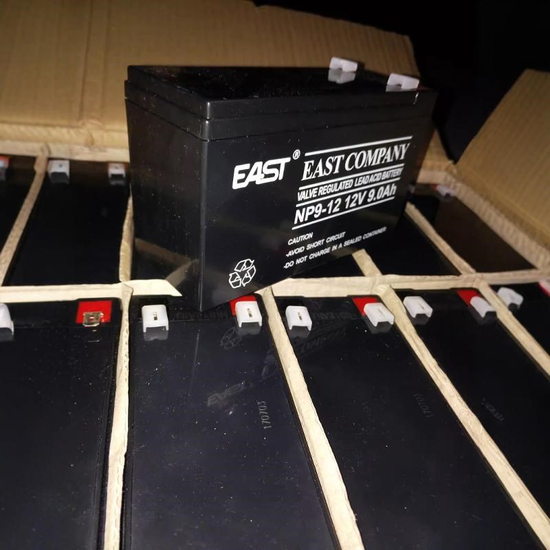 EAST易事特蓄电池NP9-12 12V9AH消防主机电梯应急UPS备用电源