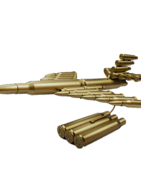 纯金属子弹壳f工艺品飞机模型铁艺战斗机个性军人家居装饰品小摆