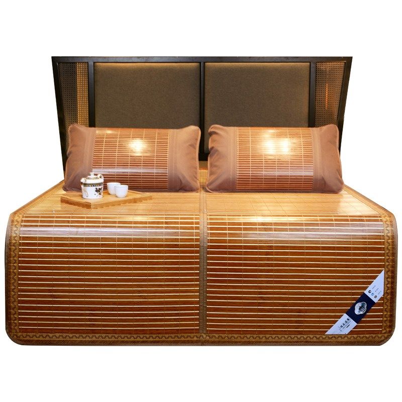 凉席竹席夏天双面可折p叠冰丝席冬夏两用草席学生宿舍单人夏季席,床上用品,竹席,淘宝优惠券,粉丝福利购,淘宝优惠卷