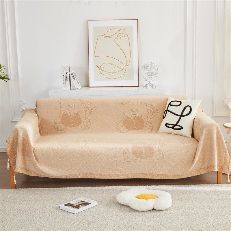 卡通纯棉沙发巾儿童房全棉毯子可爱双F面沙发套罩四季款午休毯盖,居家布艺,沙发套,淘宝优惠券,粉丝福利购,淘宝优惠卷