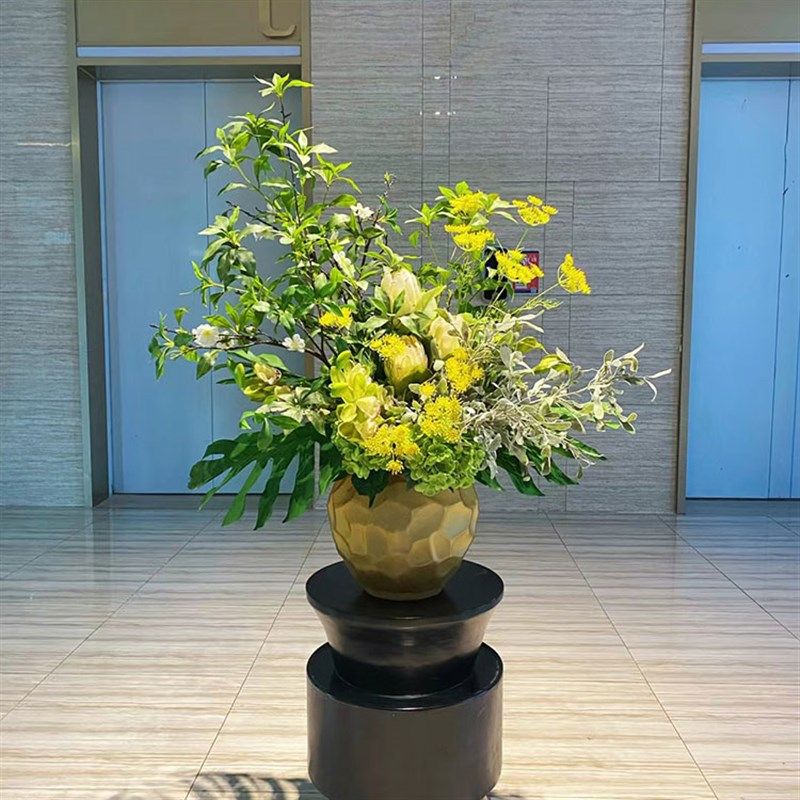 大中型台面仿真花艺酒店会所别墅大堂圆桌迎宾Q假花样板间装饰摆,家居饰品,餐桌花艺,淘宝优惠券,粉丝福利购,淘宝优惠卷