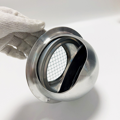 不锈钢外墙抽油烟机烟道排烟管z风帽止逆阀穿墙防雨帽透气帽止回