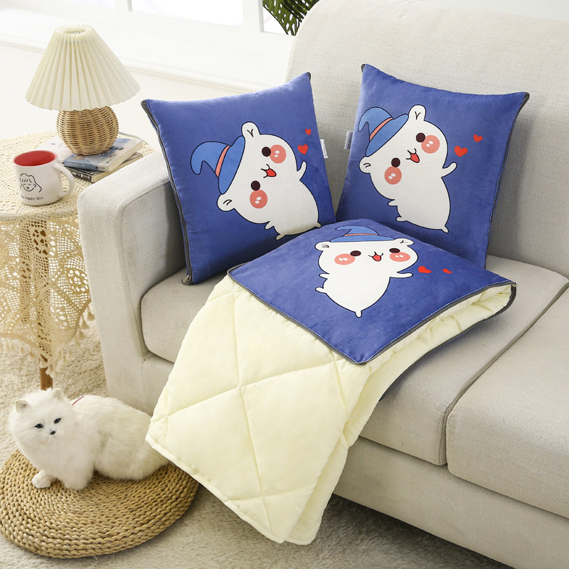 抱枕被子两用f二合一加厚折叠汽车载枕头被办公室午睡空调毯子靠,居家布艺,抱枕被,淘宝优惠券,粉丝福利购,淘宝优惠卷