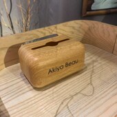 仿木纹美容纸巾盒桌面抽纸盒洗脸巾湿巾收纳M盒茶几客厅日式 纸巾