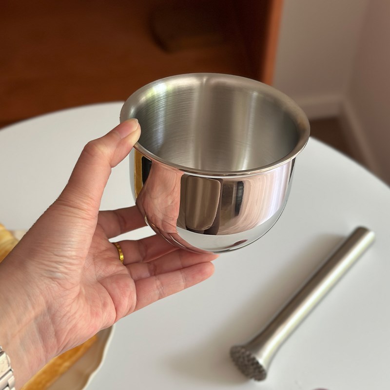 加厚套装!1g810不锈钢捣蒜罐捣锤蒜蓉蒜泥中药研磨罐家用研磨神器