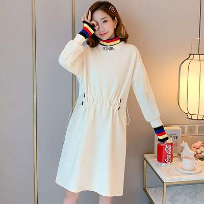 极速Maternity clothes 2021 autumn and winter new Platycodon