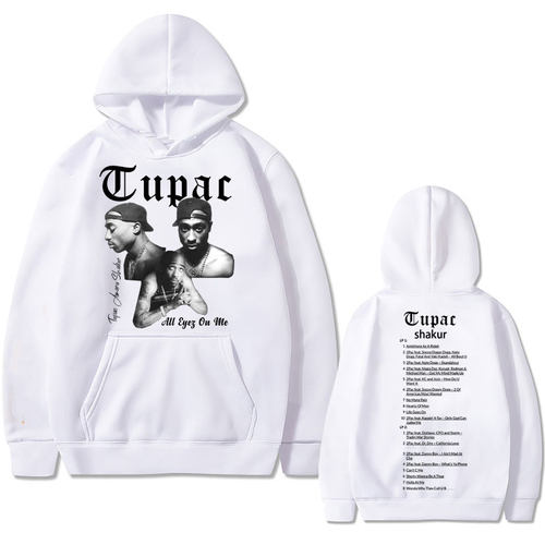 极速Rapper Tupac 2pac Hip Hop Hoodie Mens Fashion Hoodies M