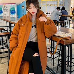 极速Thick degree Winter Parka long women the knee over