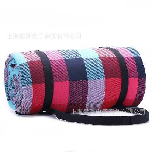 好货Outdoor Thicken Pad Blanket Camping Beach Plaid Picnic M