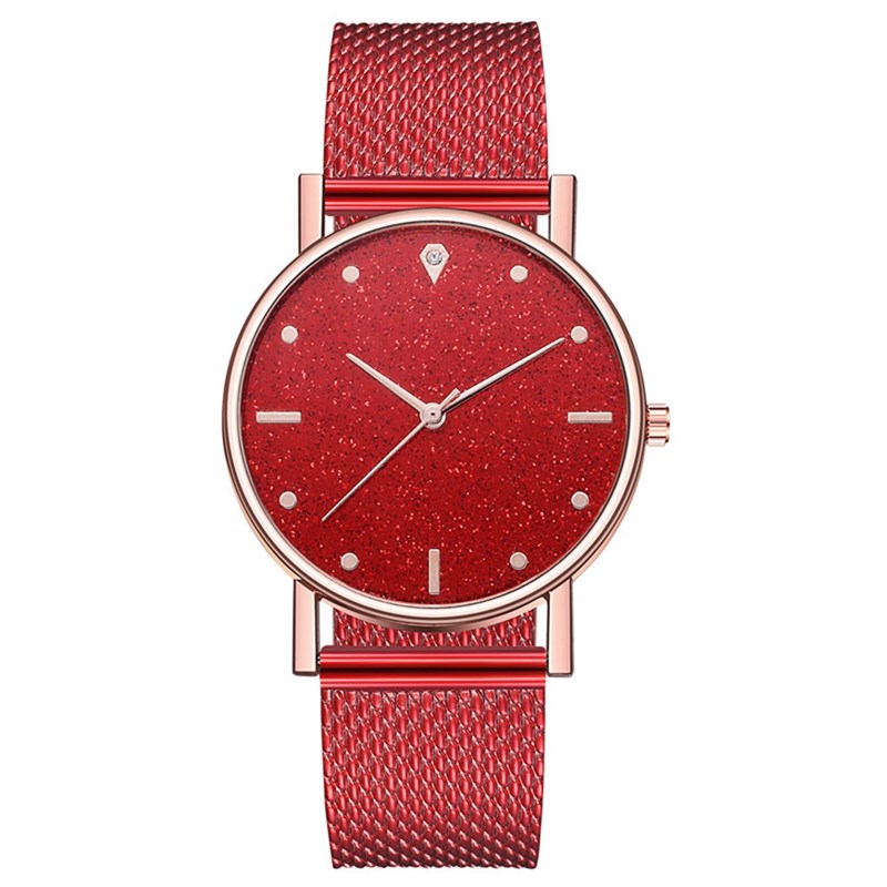 Women Watches Luxury Stainless Steel Dial Quartz Watch clock