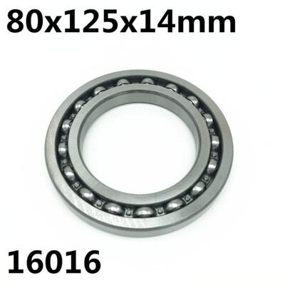 极速1PCS 16016-Open 80x125x14 mm deep groove ball bearing 16
