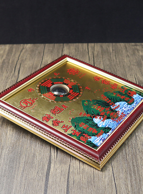 极速摆件山海镇八卦镜室外摆件麒麟山海镇室内凸面八卦镜凸镜山海