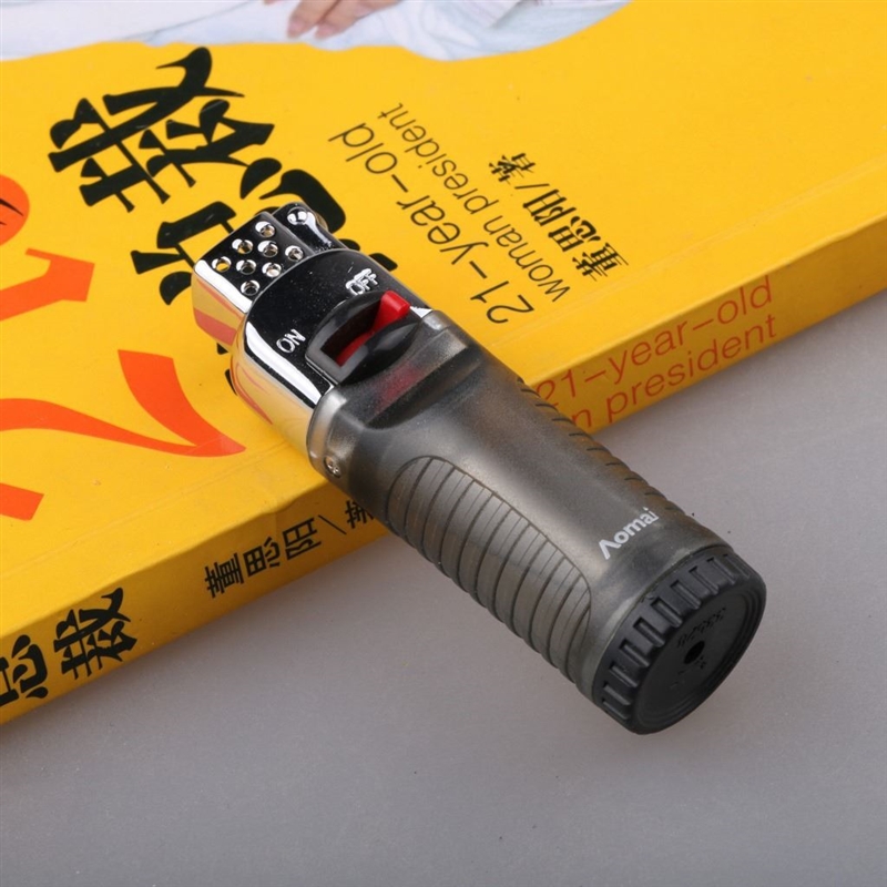 隔空点火打火机砂轮透明软火纹火小火AM7102创意个性新奇特火机