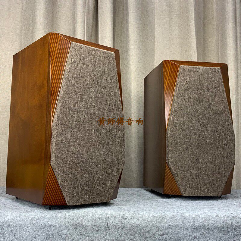 极速精全定做5寸6.5寸8寸实木二分频斜角缺角高保真音箱空箱 桦木