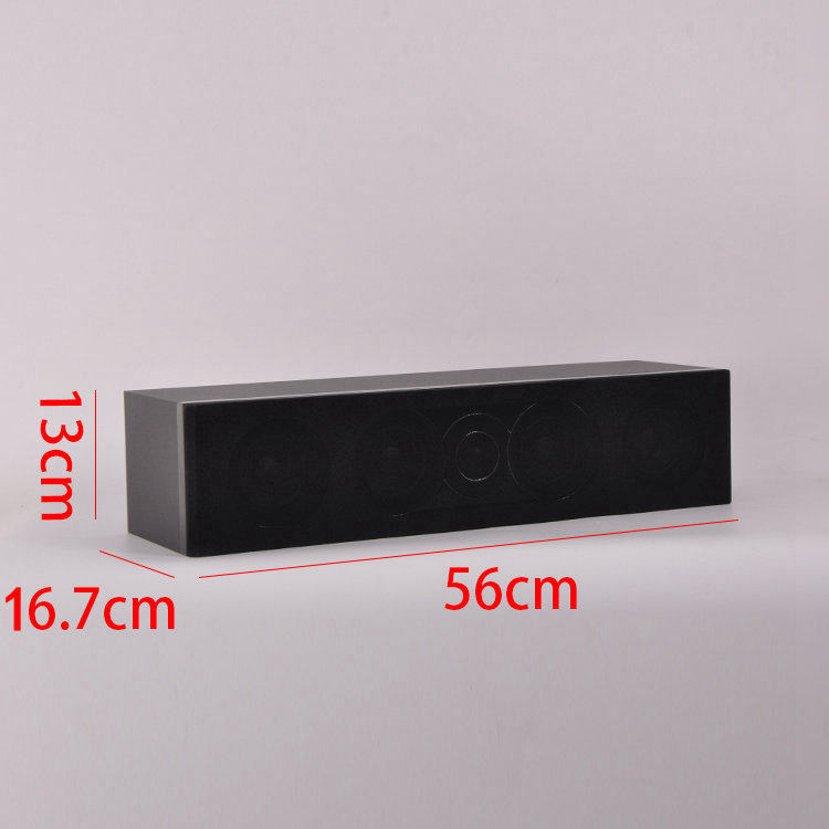 极速出口库存X5000木质5.1家庭影院中置音箱 3寸家用桌面壁挂无源