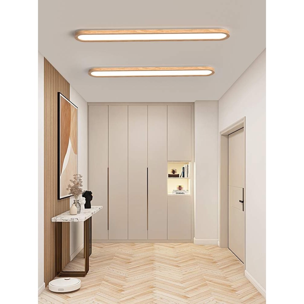 实木走廊灯过道灯日式原木色一字长方型LED创意家用餐厅吊灯,纺织面料/辅料/配套,纺织机械配件,淘宝优惠券,粉丝福利购,淘宝优惠卷