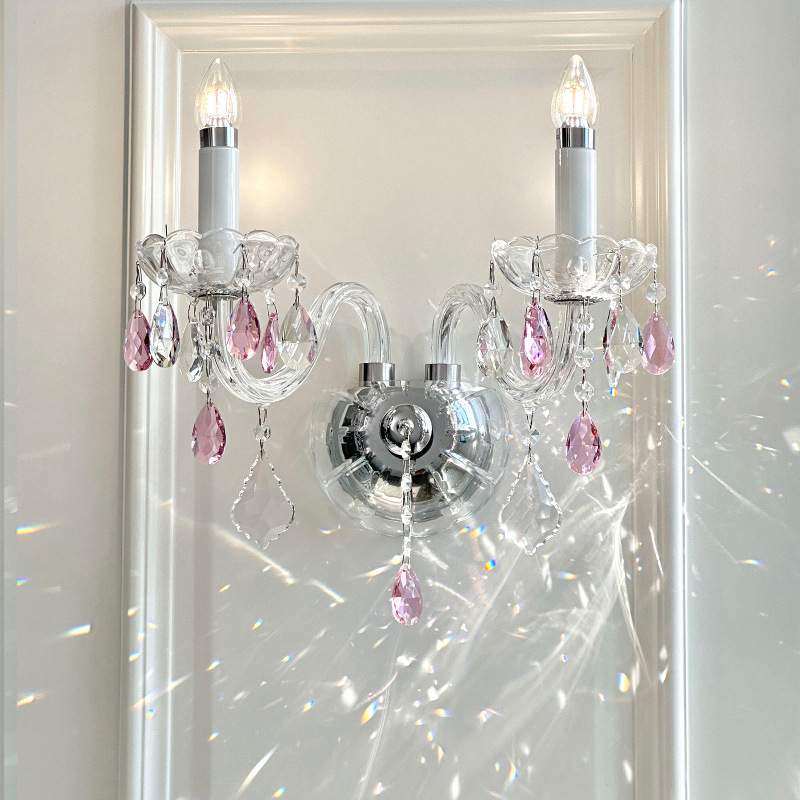 高级感法式卧室床头壁灯轻奢客厅背景墙壁玄关过道灯欧式水晶灯具,纺织面料/辅料/配套,纺织机械配件,淘宝优惠券,粉丝福利购,淘宝优惠卷