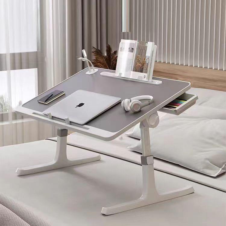 可升降折叠床上小桌子简约学生宿舍学习角度可调节电脑桌卧室吃饭